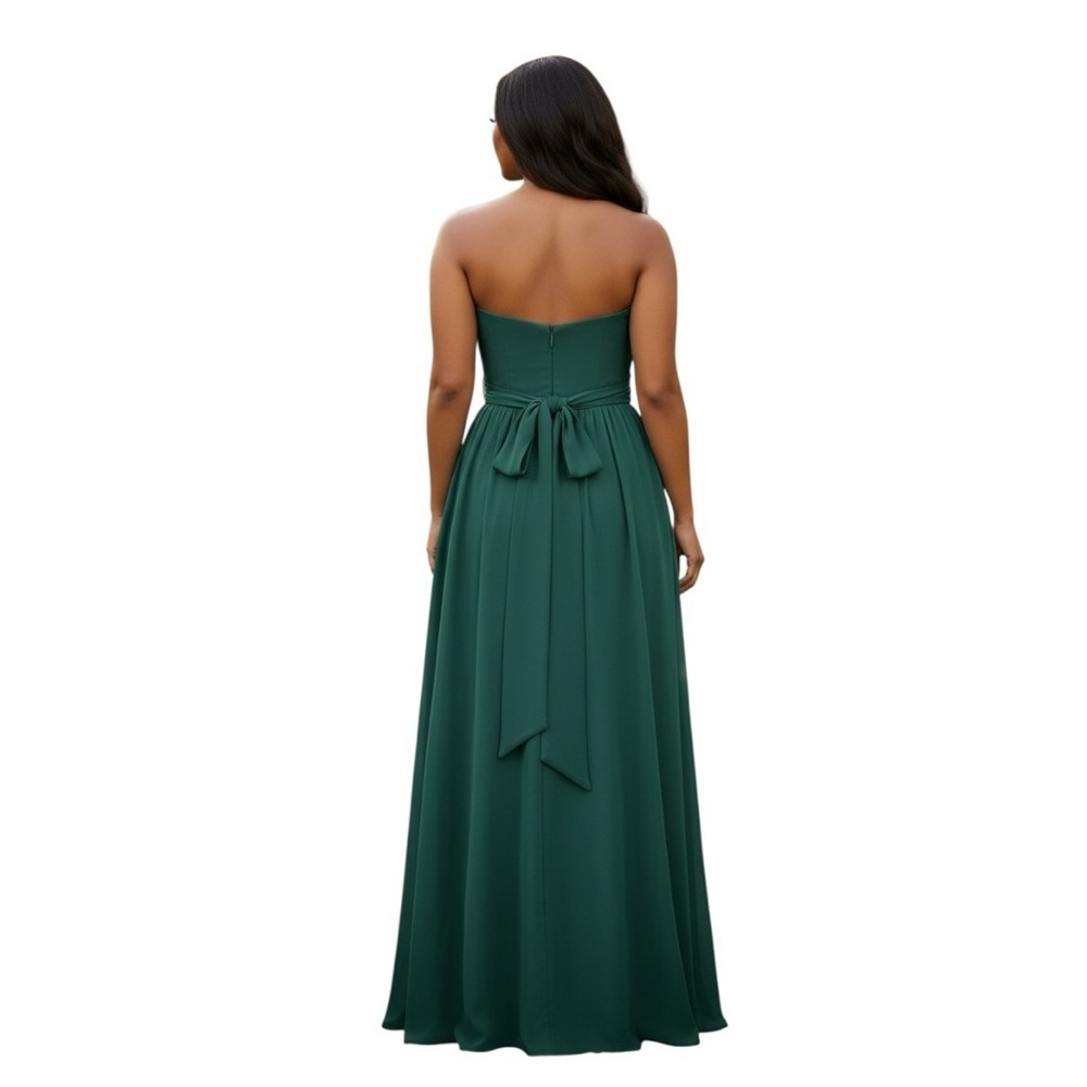 Plus Size Chic Strapless Green Gown Size 1X - Picture 2 of 9